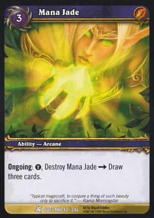 World of Warcraft TCG | Mana Jade - Fires of Outland 42/246 | The Nerd Merchant