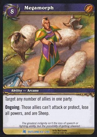 World of Warcraft TCG | Megamorph - Fires of Outland 43/246 | The Nerd Merchant