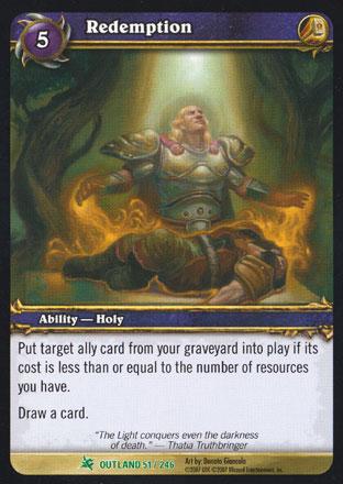 World of Warcraft TCG | Redemption - Fires of Outland 51/246 | The Nerd Merchant