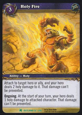 World of Warcraft TCG | Holy Fire - Fires of Outland 56/246 | The Nerd Merchant