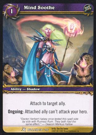 World of Warcraft TCG | Mind Soothe - Fires of Outland 58/246 | The Nerd Merchant