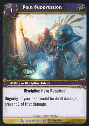 World of Warcraft TCG | Pain Suppression - Fires of Outland 60/246 | The Nerd Merchant