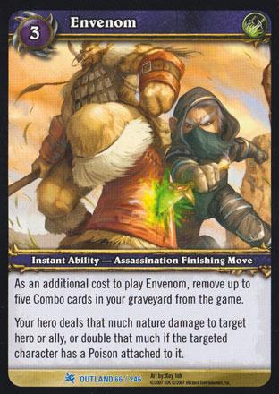 World of Warcraft TCG | Envenom - Fires of Outland 66/246 | The Nerd Merchant