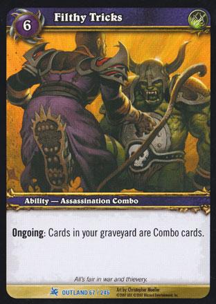 World of Warcraft TCG | Filthy Tricks - Fires of Outland 67/246 | The Nerd Merchant