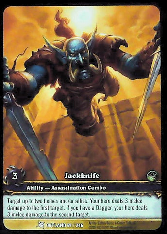 World of Warcraft TCG | Jackknife (Extended Art) - Fires of Outland 69/246 | The Nerd Merchant