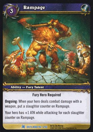 World of Warcraft TCG | Rampage - Fires of Outland 96/246 | The Nerd Merchant