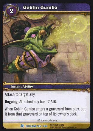 World of Warcraft TCG | Goblin Gumbo - Fires of Outland 105/246 | The Nerd Merchant