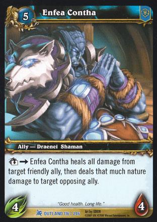 World of Warcraft TCG | Enfea Contha - Fires of Outland 116/246 | The Nerd Merchant