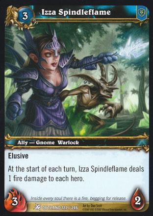 World of Warcraft TCG | Izza Spindleflame - Fires of Outland 122/246 | The Nerd Merchant