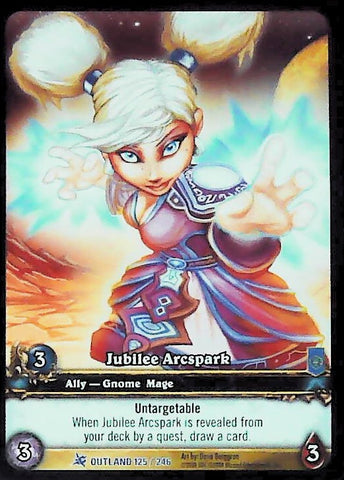 World of Warcraft TCG | Jubilee Arcspark (Extended Art) - Fires of Outland 125/246 | The Nerd Merchant