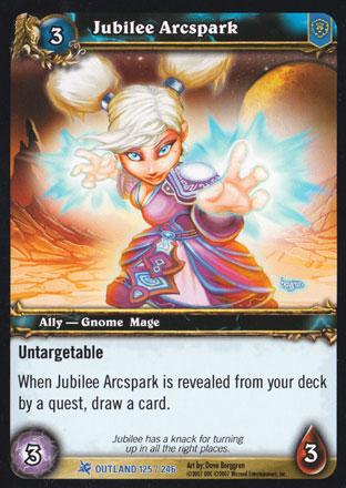 World of Warcraft TCG | Jubilee Arcspark - Fires of Outland 125/246 | The Nerd Merchant