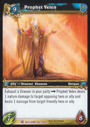 World of Warcraft TCG | Prophet Velen - Fires of Outland 138/246 | The Nerd Merchant