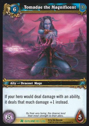 World of Warcraft TCG | Tomadae the Magnificent - Fires of Outland 145/246 | The Nerd Merchant