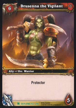 World of Warcraft TCG | Drusenna the Vigilant - Fires of Outland 155/246 | The Nerd Merchant