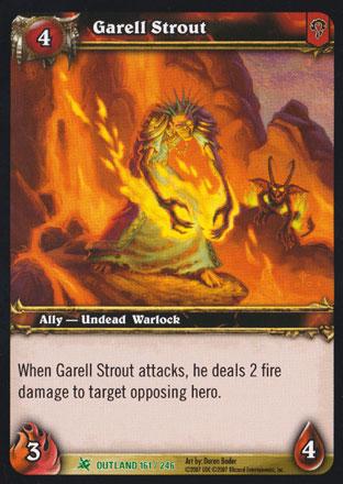 World of Warcraft TCG | Garell Strout - Fires of Outland 161/246 | The Nerd Merchant