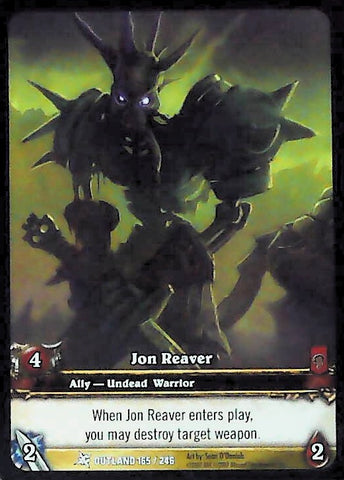 World of Warcraft TCG | Jon Reaver (Extended Art) - Fires of Outland 165/246 | The Nerd Merchant