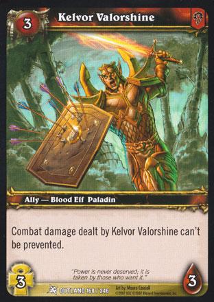 World of Warcraft TCG | Kelvor Valorshine - Fires of Outland 168/246 | The Nerd Merchant