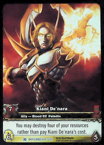 World of Warcraft TCG | Kiani De'Nara (Extended Art) - Fires of Outland 169/246 | The Nerd Merchant