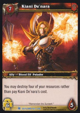 World of Warcraft TCG | Kiani De'nara - Fires of Outland 169/246 | The Nerd Merchant