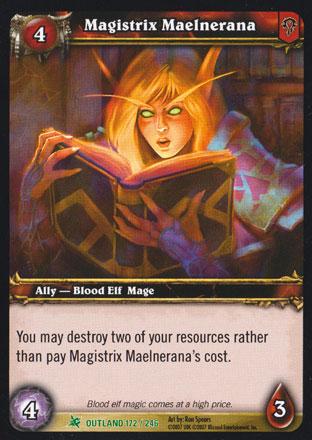 World of Warcraft TCG | Magistrix Maelnerana - Fires of Outland 172/246 | The Nerd Merchant