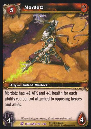 World of Warcraft TCG | Mordotz - Fires of Outland 175/246 | The Nerd Merchant