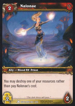 World of Warcraft TCG | Nalonae - Fires of Outland 180/246 | The Nerd Merchant