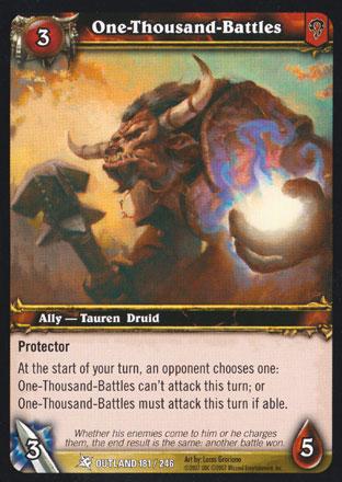 World of Warcraft TCG | One-Thousand-Battles - Fires of Outland 181/246 | The Nerd Merchant