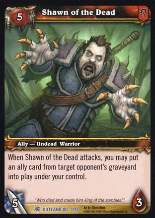 World of Warcraft TCG | Shawn of the Dead - Fires of Outland 183/246 | The Nerd Merchant