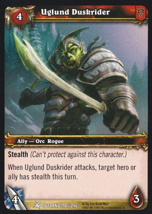 World of Warcraft TCG | Uglund Duskrider - Fires of Outland 190/246 | The Nerd Merchant