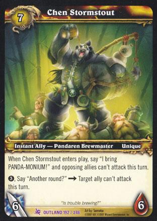 World of Warcraft TCG | Chen Stormstout - Fires of Outland 192/246 | The Nerd Merchant