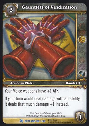 World of Warcraft TCG | Gauntlets of Vindication - Fires of Outland 198/246 | The Nerd Merchant