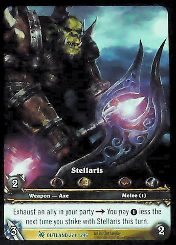 World of Warcraft TCG | Stellaris (Extended Art) - Fires of Outland 221/246 | The Nerd Merchant