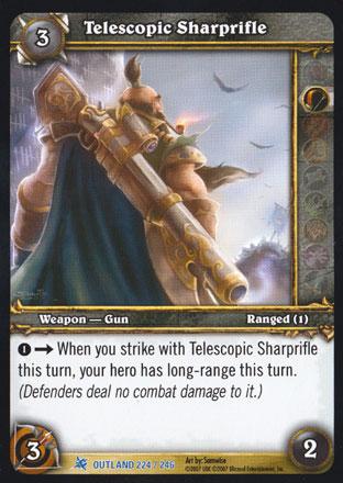 World of Warcraft TCG | Telescopic Sharprifle - Fires of Outland 224/246 | The Nerd Merchant