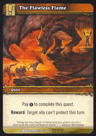 World of Warcraft TCG | The Flawless Flame - Fires of Outland 234/246 | The Nerd Merchant