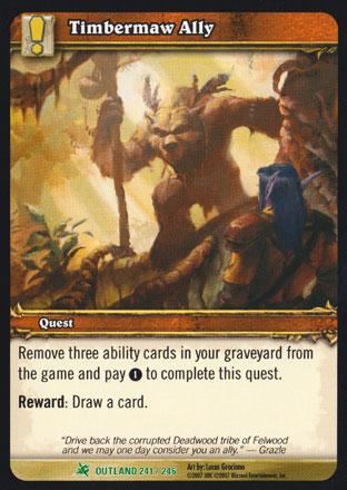World of Warcraft TCG | Timbermaw Ally - Fires of Outland 241/246 | The Nerd Merchant