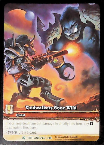 World of Warcraft TCG | Voidwalkers Gone Wild (Extended Art) - Fires of Outland 244/246 | The Nerd Merchant