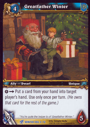 World of Warcraft TCG | Greatfather Winter - Feast of Winter Veil 3/12 | The Nerd Merchant