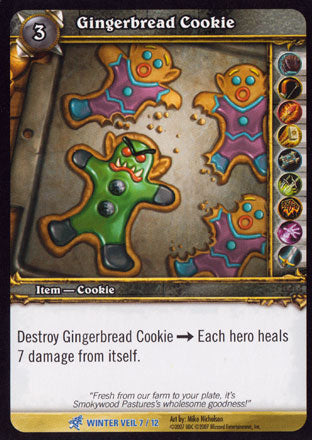 World of Warcraft TCG | Gingerbread Cookie - Feast of Winter Veil 7/12 | The Nerd Merchant