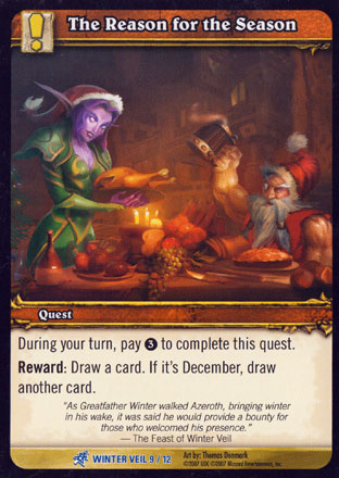 World of Warcraft TCG | The Reason for the Season - Feast of Winter Veil 9/12 | The Nerd Merchant