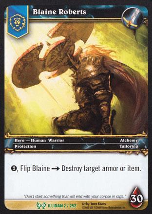 World of Warcraft TCG |Blaine Roberts - Hunt for Illidan 2/252 | The Nerd Merchant