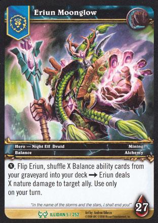 World of Warcraft TCG |Eriun Moonglow - Hunt for Illidan 5/252 | The Nerd Merchant