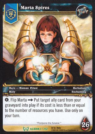 World of Warcraft TCG | Marta Spires - Hunt for Illidan 7/252 | The Nerd Merchant