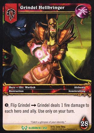 World of Warcraft TCG | Grindel Hellbringer - Hunt for Illidan 10/252 | The Nerd Merchant