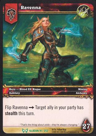 World of Warcraft TCG | Ravenna - Hunt for Illidan 14/252 | The Nerd Merchant