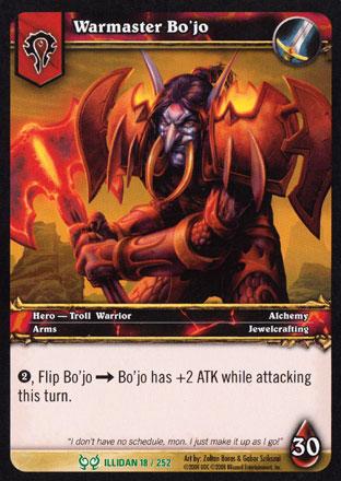 World of Warcraft TCG | Warmaster Bo'jo - Hunt for Illidan 18/252 | The Nerd Merchant