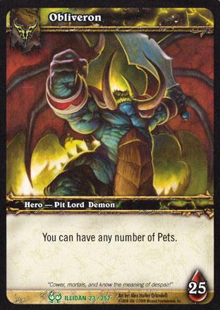 World of Warcraft TCG |Obliveron - Hunt for Illidan 23/252 | The Nerd Merchant