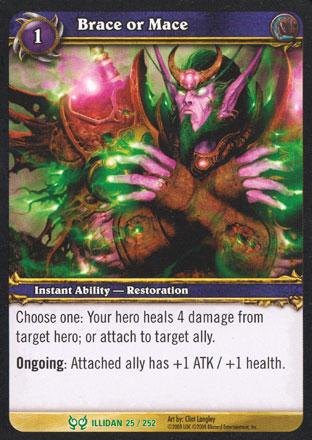 World of Warcraft TCG |Brace or Mace - Hunt for Illidan 25/252 | The Nerd Merchant