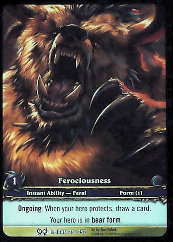 World of Warcraft TCG | Ferociousness (Extended Art) - The Hunt for Illidan 28/252 | The Nerd Merchant