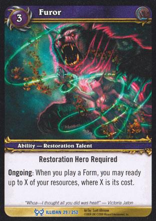 World of Warcraft TCG | Furor - The Hunt for Illidan 29/252 | The Nerd Merchant