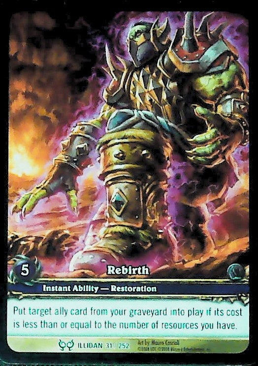 World of Warcraft TCG | Rebirth (Extended Art) - The Hunt for Illidan 31/252 | The Nerd Merchant